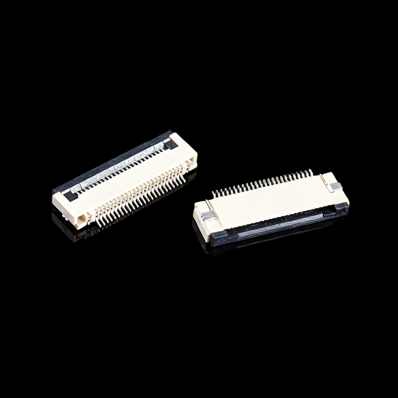 TS-Q002108 间距0.5翻盖卧式下接（H2.0）24PIN