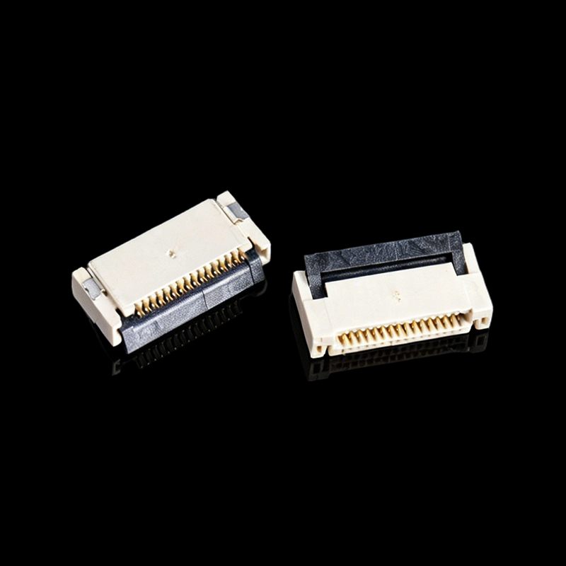 TS-K008001A 0.5掀盖后压式16PIN