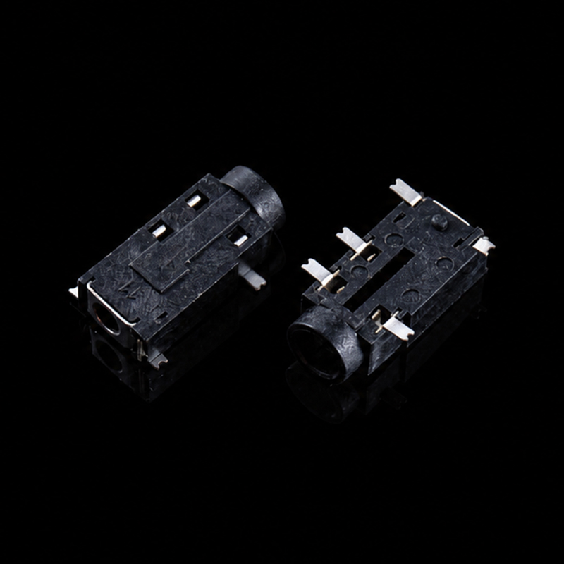 音频插孔 TS-K013082，PJ-381，镀银，带头