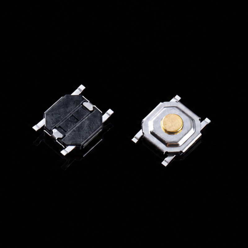 轻触开关 TS-C005033 – 4×4×1.5mm 铜方形