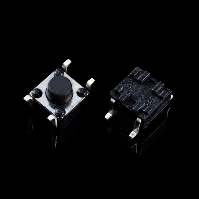 轻触开关 TS-D020001, 6×6×6.5mm, 嵌入式SMD型