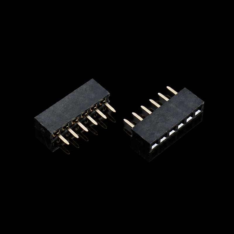  TS-Q005390 排母2.0单排1*6P直针U型